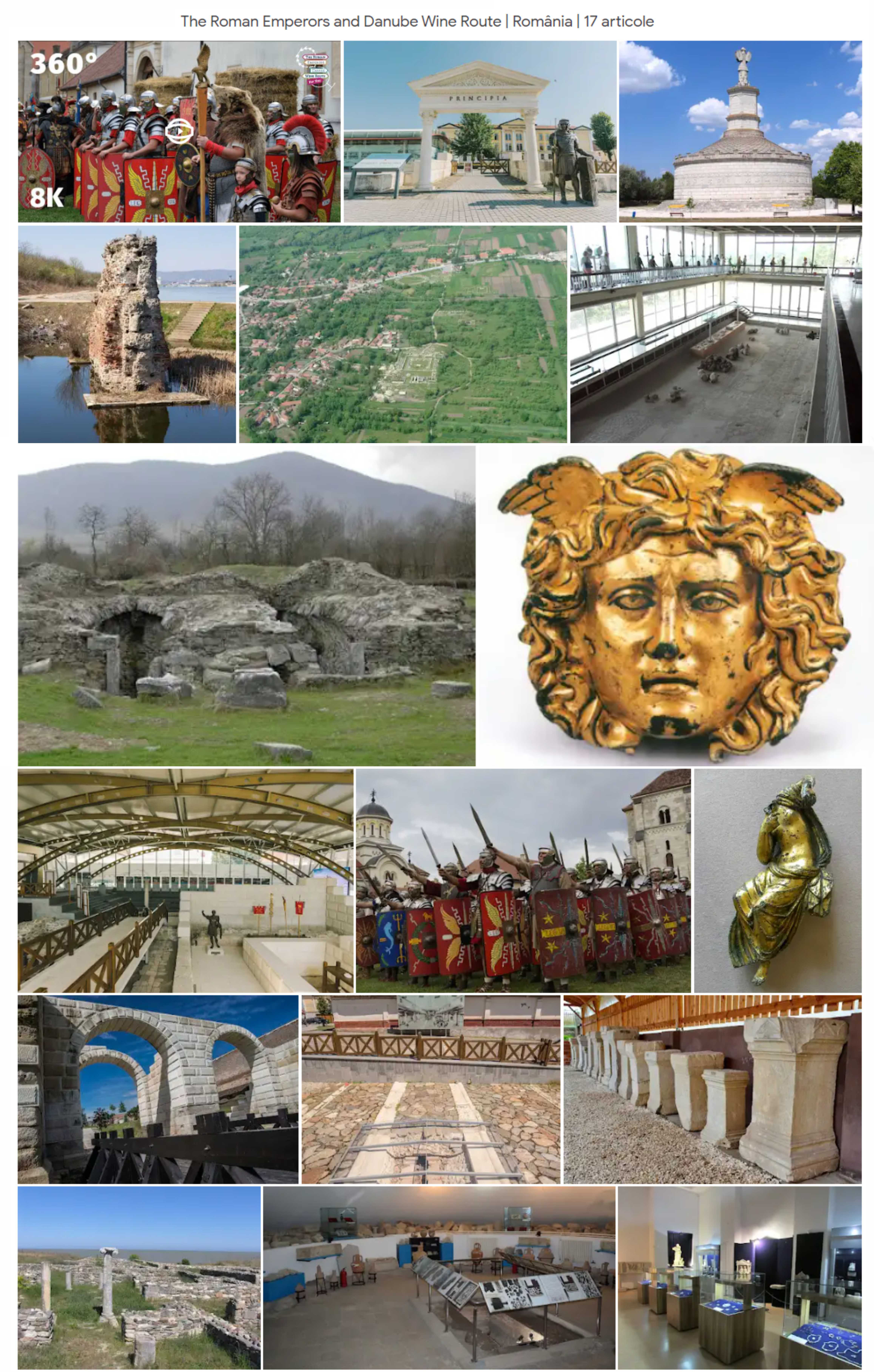 Google Arts & Culture: Ruta Împăraților Romani - Ulpia Traiana Sarmizegetusa